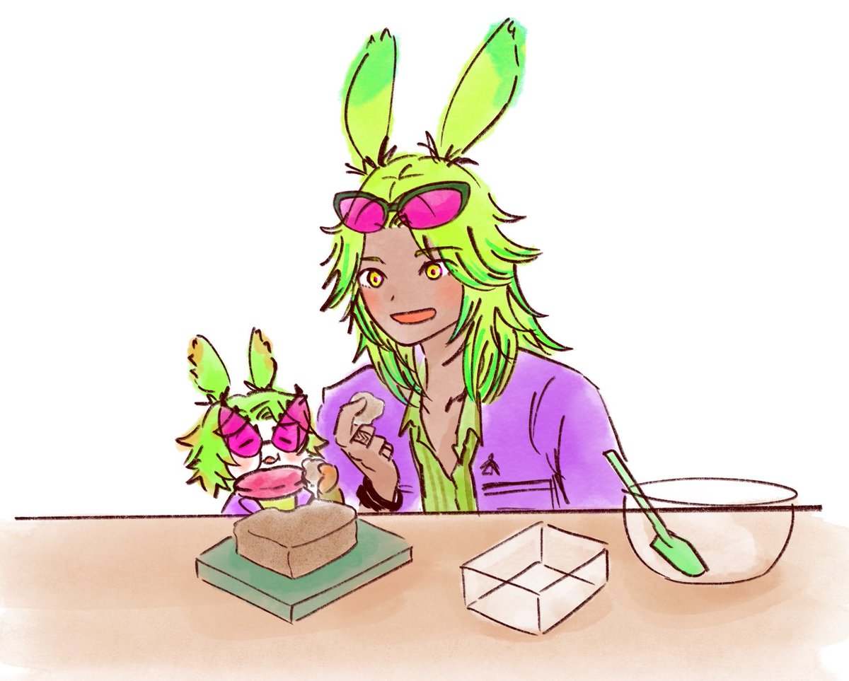 Uni_osutte_FF14's tweet image. レンジで蒸しパンをつくりました
ココア味です