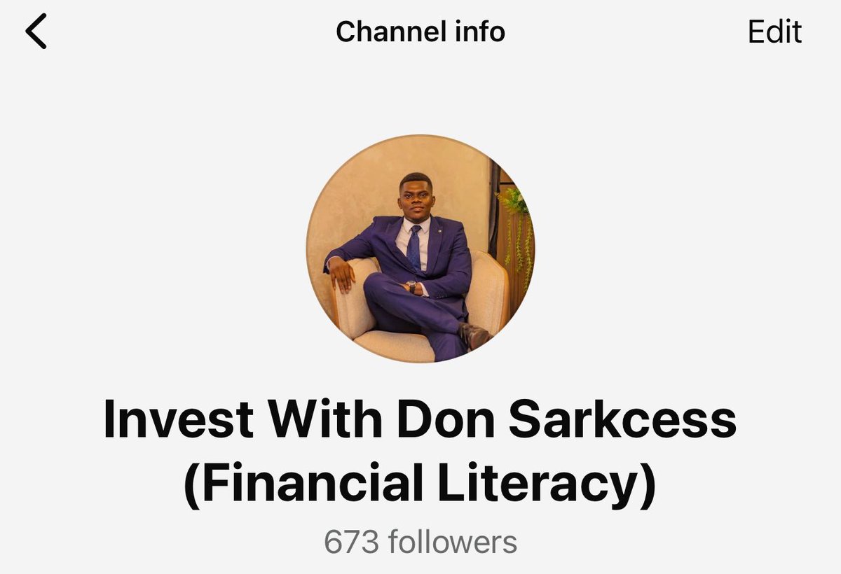 Thank you for 670 followers on my WhatsApp channel 🎉 . 

I will be streaming the live demo on how to start investing with IC Wealth &amp; Bamboo (<a href="/icgroupofficial/">IC Group</a> <a href="/investbambooGH/">Bamboo Ghana 🇬🇭</a>) today at 2pm GMT on X(Twitter), My Facebook page &amp; Youtube. 

Follow my pages here so you don’t miss: