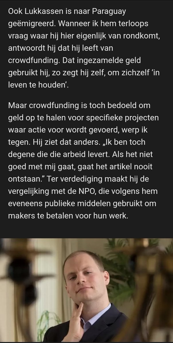 Sid ‘Honeypot’ Lukkassen teert op andermans zak in Paraguay; een rasechte crowdfundingparasiet. Is dit nu wat men een gelukzoeker noemt?