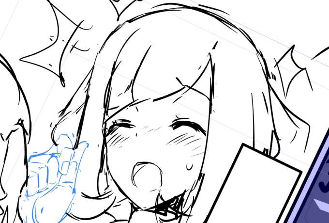 漫画の下書きは幾つか進行。 