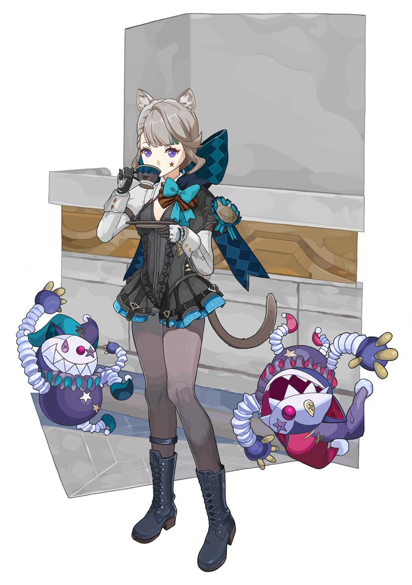 rubbyshellyadam's tweet photo. リネット× スケルツァンド

#原神
#モンスト https://t.co/sWZTNltXZG