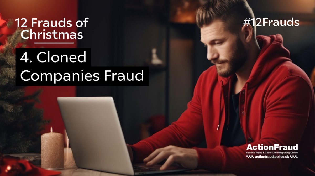 💳 Cloned company scams affect both new and experienced investors. Fraudsters are impersonating the websites of real firms offering investments in stocks, cryptocurrency and ISA’s.  

Learn to spot the signs: actionfraud.police.uk/cloned-compani…  

#12Frauds