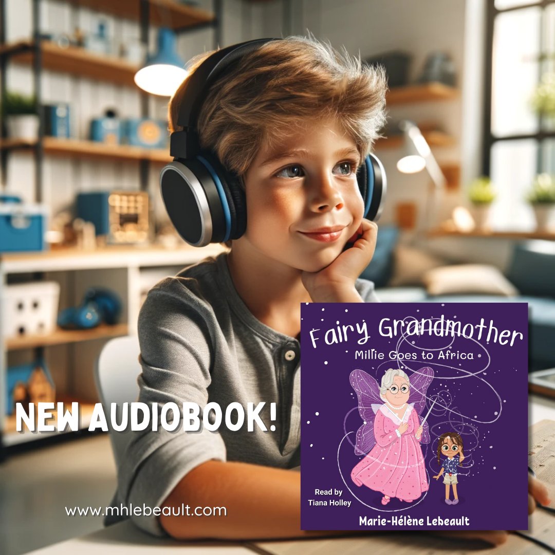Listen to the amazing Tiana Holley narrate
Fairy Grandmother: Millie Goes to Africa

books.beachesandtrailspublishing.com/audiobooks/fai…

#audiobooks #picturebooks #kidlit #childrensbooks #audible