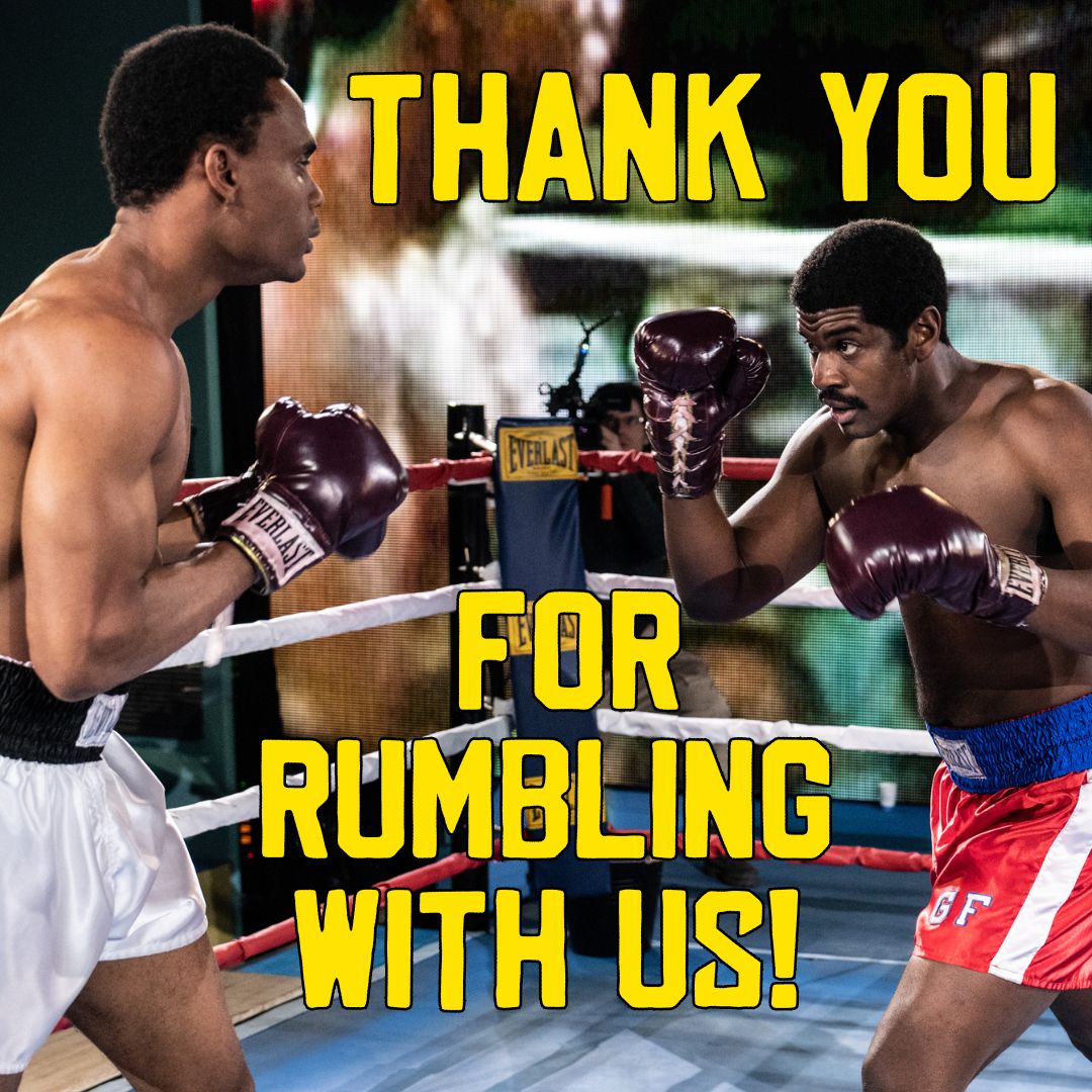 Well, that's a wrap folks! 🥲 Rumble In The Jungle Rematch has now officially CLOSED. We've had a knockout time. 🥊 A HUGE shoutout to our fantastic cast, crew, creatives and running teams for all of their incredible work over the past 14 weeks 👏 📸: Craig Sugden