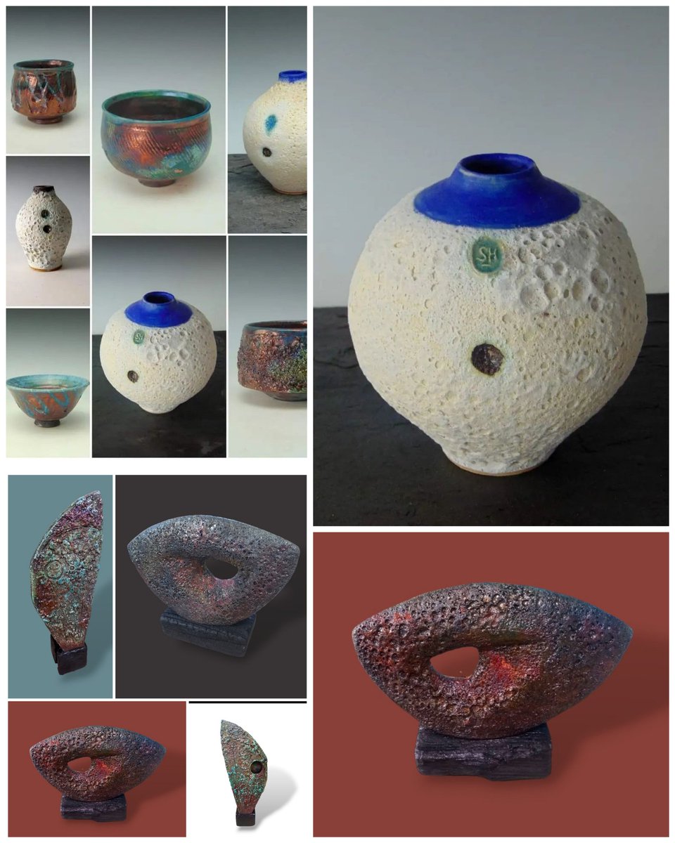 RakuShaunHall's tweet photo. Pots on show at #shipoffoolsgallery, #kirwallstreet, #Orkneys through the festive period. https://t.co/OfUqBOIydq