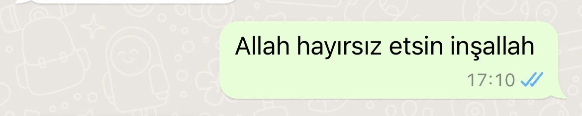 Hayır ya hiç kindar değilimdir. 
(Çizgi aşılmadığı sürece)