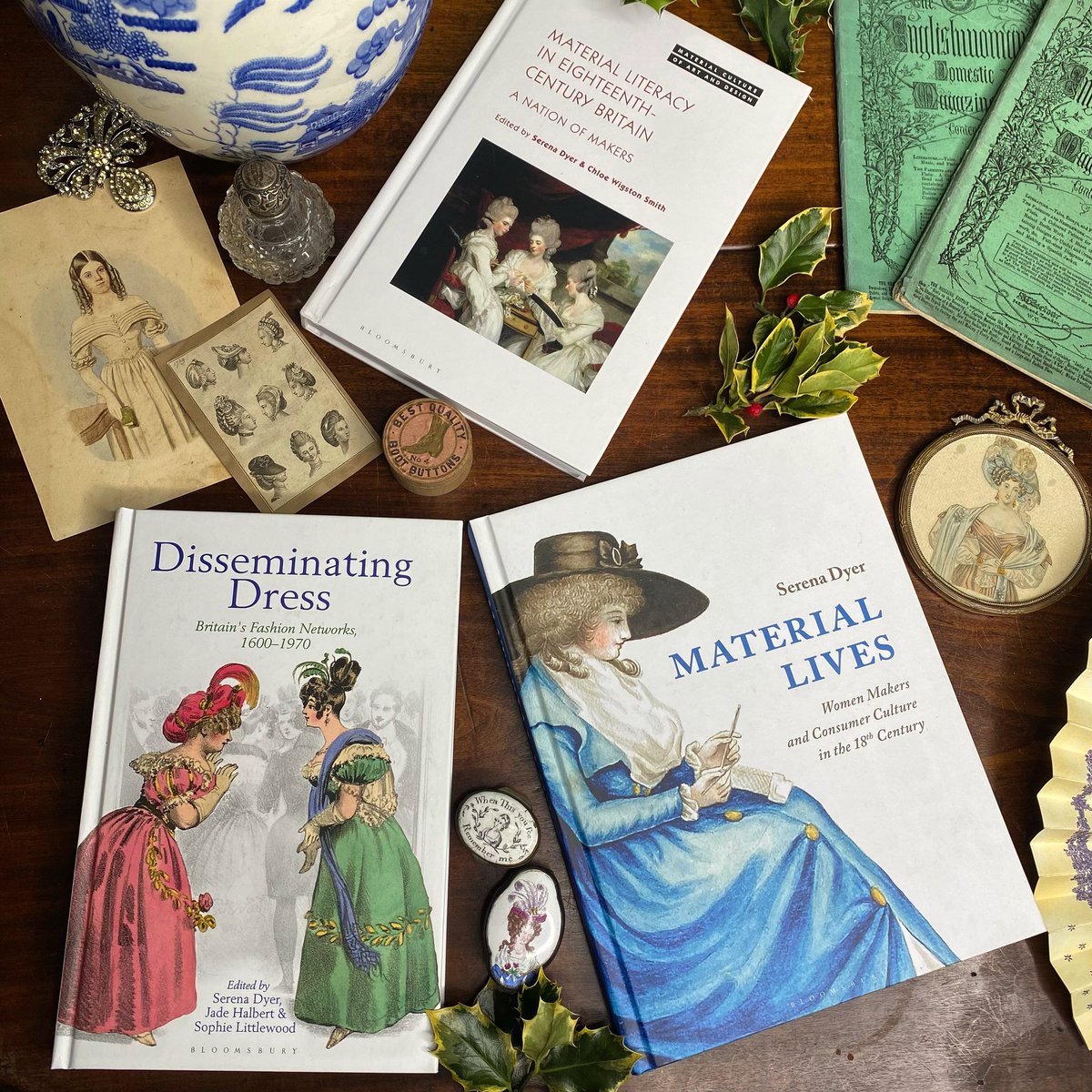 There is 30% off all my books with <a href="/BloomsburyFashn/">Bloomsbury Fashion</a> until midnight tonight! If you’re looking for a festive present for a fashion history lover, this is for you! 🎁🎄 bloomsbury.com/uk/material-li…
