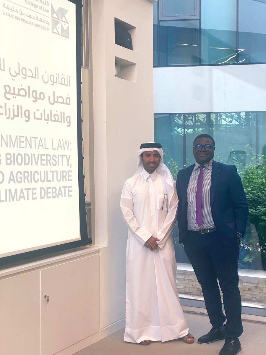 It has been an incredible journey coinciding with the work of Professor <a href="/dsolawuyi/">Damilola S. Olawuyi, SAN, FCIArb</a> during my PhD. There is nothing more exciting than conducting research and witnessing the narrative evolve in real time. The development of Environmental &amp; Climate Law is this emerging narrative.