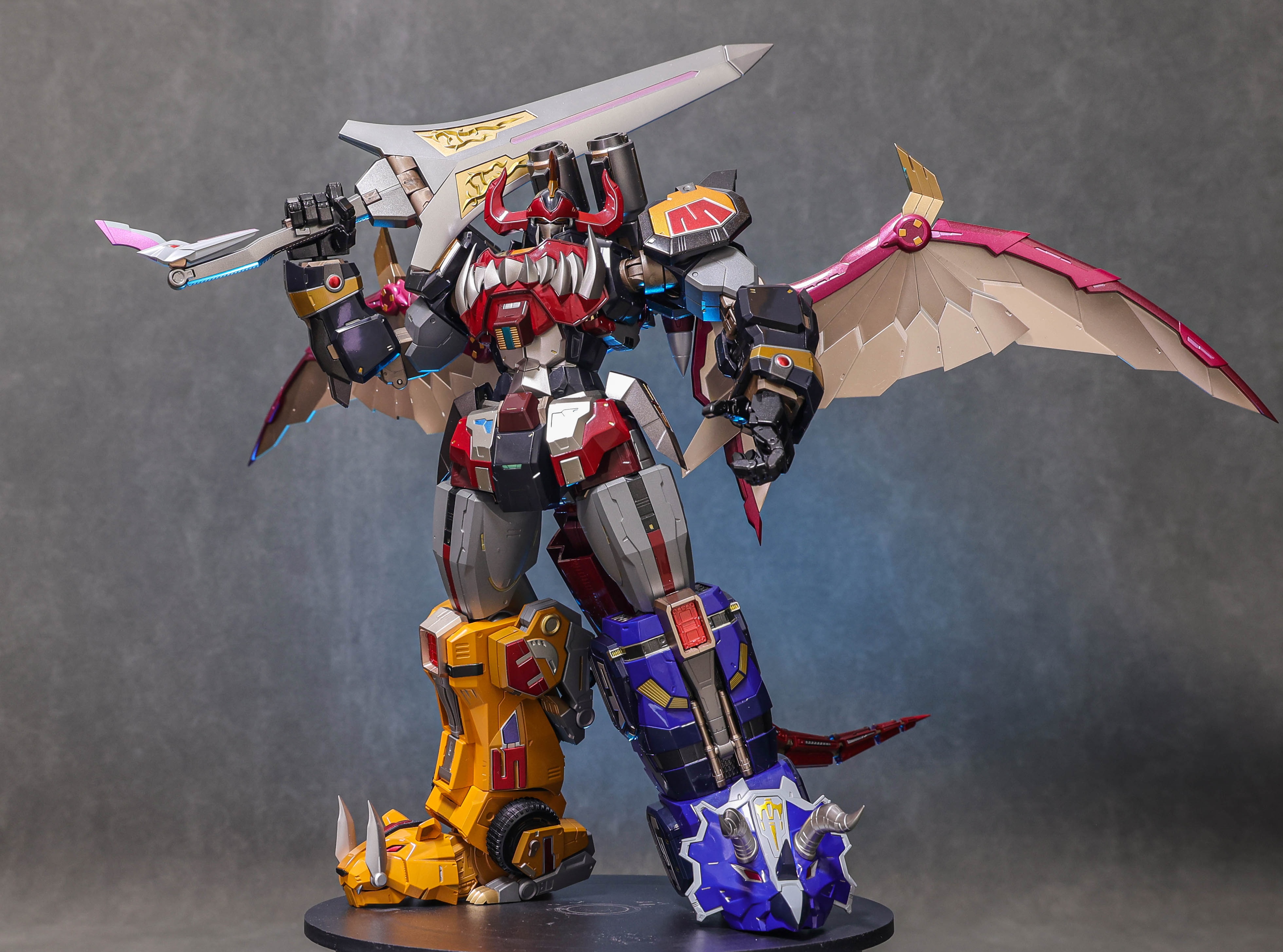 FLAMETOYS 合機巧 DINO MEGAZORD ダイノメガゾード大獣神 FLAMETOYS 合