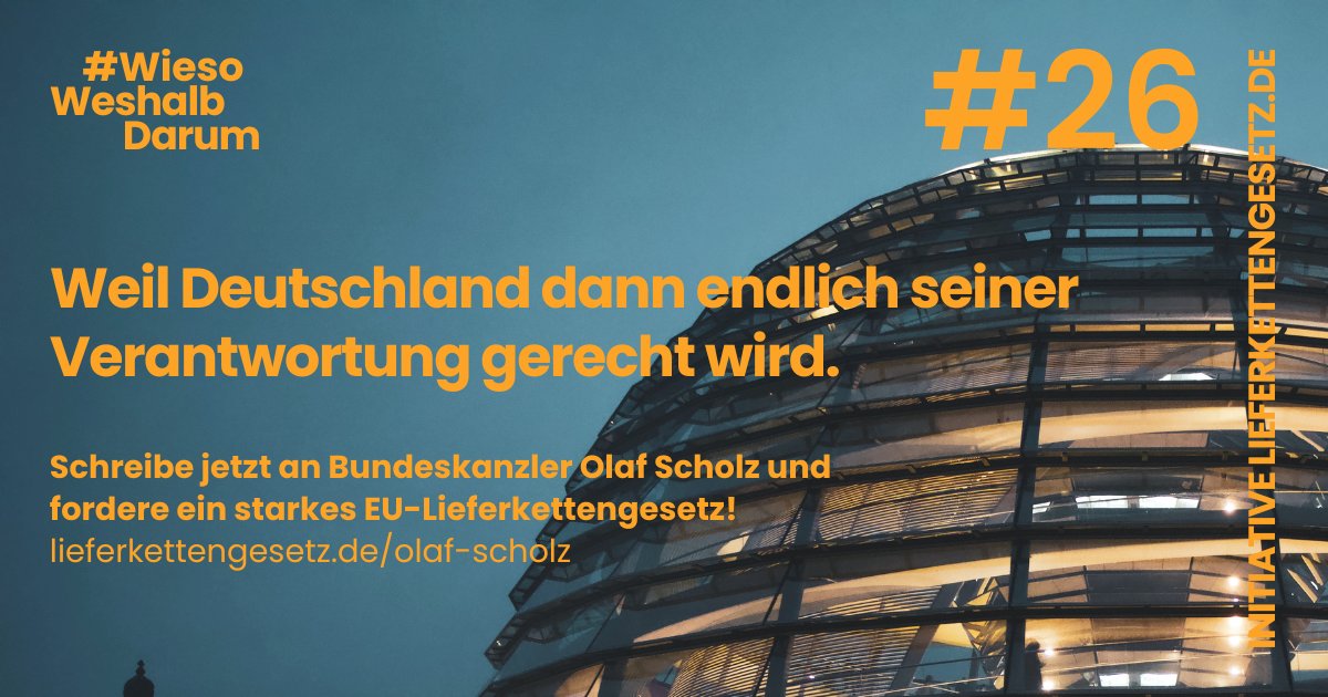🎉Heute feiern wir 75 Jahre Allgemeine Erklärung der Menschenrechte #AEMR

Wir kämpfen dafür #Menschenrechte, #Klima &amp; Umwelt in Lieferketten europäischer Unternehmen zu schützen.

Sagen Sie JA❗ zu einem starken 🇪🇺 #Lieferkettengesetz, Herr <a href="/Bundeskanzler/">Bundeskanzler Friedrich Merz</a>
lieferkettengesetz.de