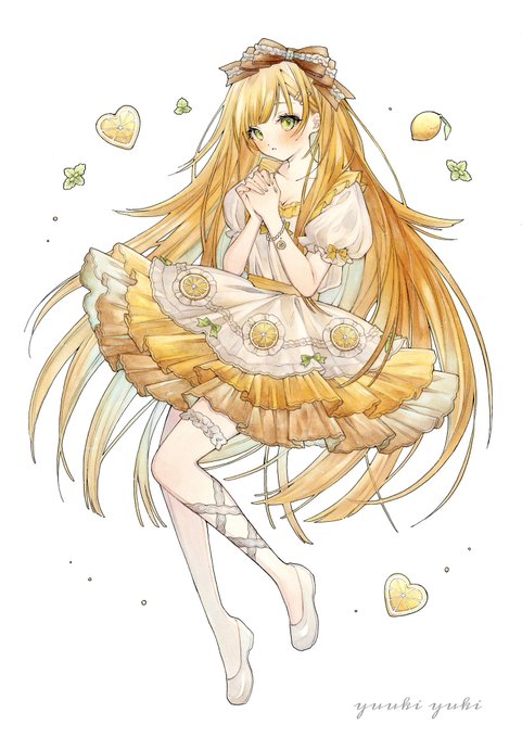 「bow lemon」 illustration images(Latest)