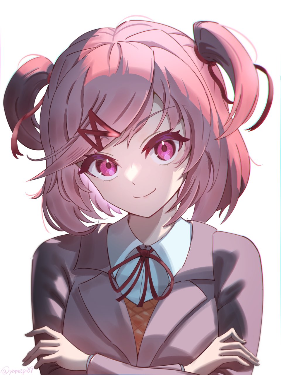 natsuki (doki doki literature club and 1 more) drawn by gianxander