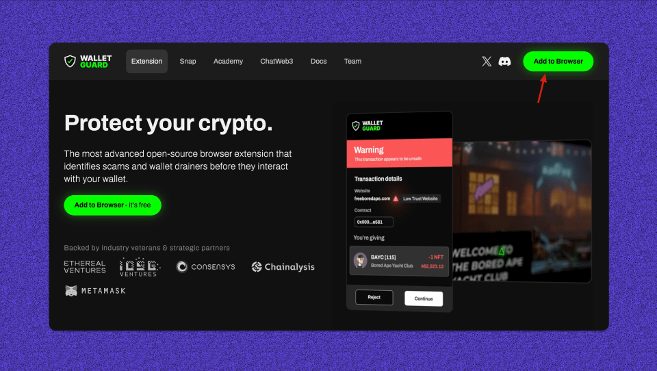 Before proceeding with the thread,

There are some things you need to do to ensure safety.

‣ Avoid phishing links.
‣ Read what you are signing.
‣ You can check all this by simply installing the <a href="/wallet_guard/">Wallet Guard</a> extension. 

(Sponsor of this thread)