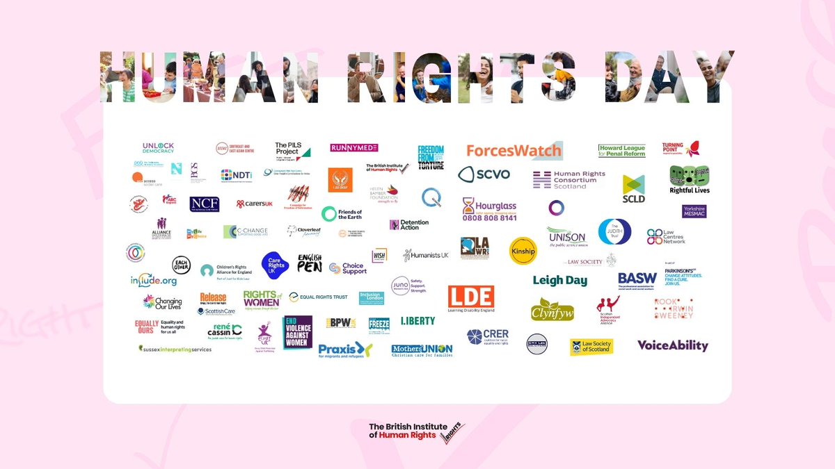 Happy #HumanRightsDay 🥳
Proud to stand alongside 75+ orgs calling on political leaders to protect rights for all in the UK.
We celebrate 75 years of the #UDHR and universal rights. As crucial today as ever.
#RightsForResidents