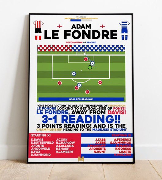 RFCLatest's tweet photo. 🚨FRAMED PRINT GIVEAWAY🚨

We’ve teamed up with https://t.co/bUBkktzrSn to giveaway 1 FREE #ReadingFC print!

To enter you must:

🤝 Follow @RFCLatest &amp; @MezzalaDesigns

🔄 Retweet this post https://t.co/hvUi7Nnhvf