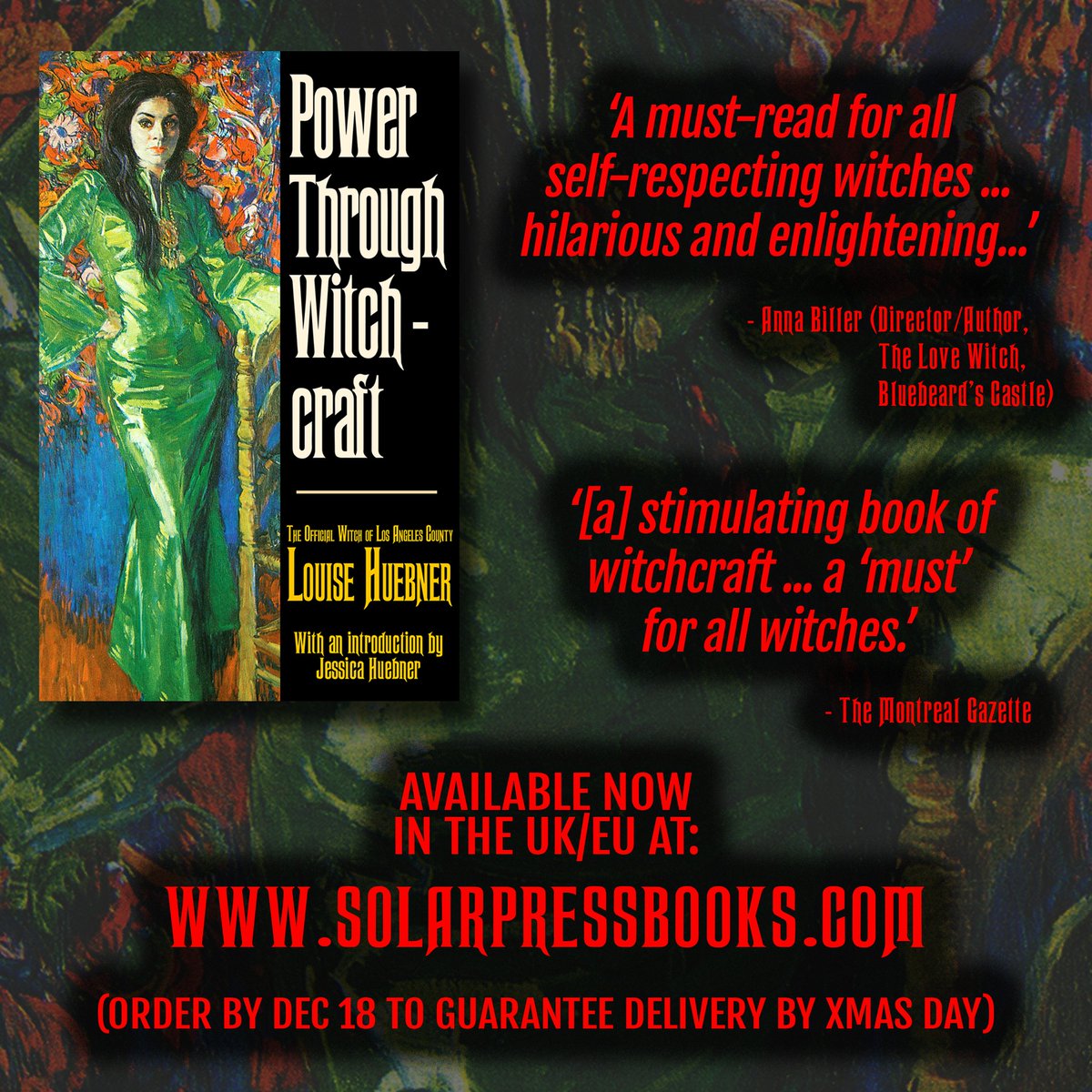 SolarPressBooks's tweet image. 'FATE IS YOUR SLAVE'

The 1960s occult cult classic!
The perfect gift for the witch in your life!

Order by December 18th to get it in time for Christmas!

SolarPressBooks.com