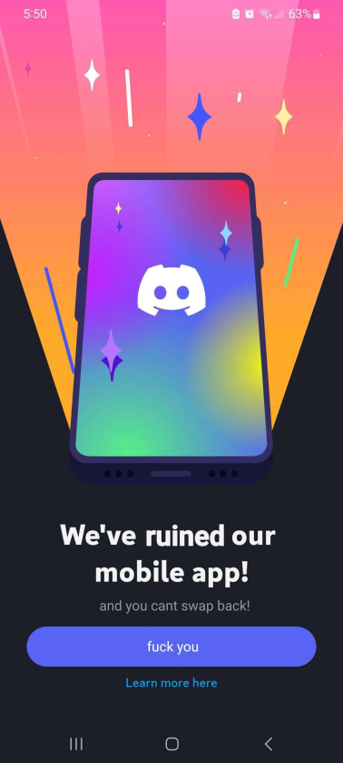 IndieCthulhu's tweet photo. @discord @discord_support #discord #newdiscordapp #discordUI #discordupdate https://t.co/rFATr1lULz