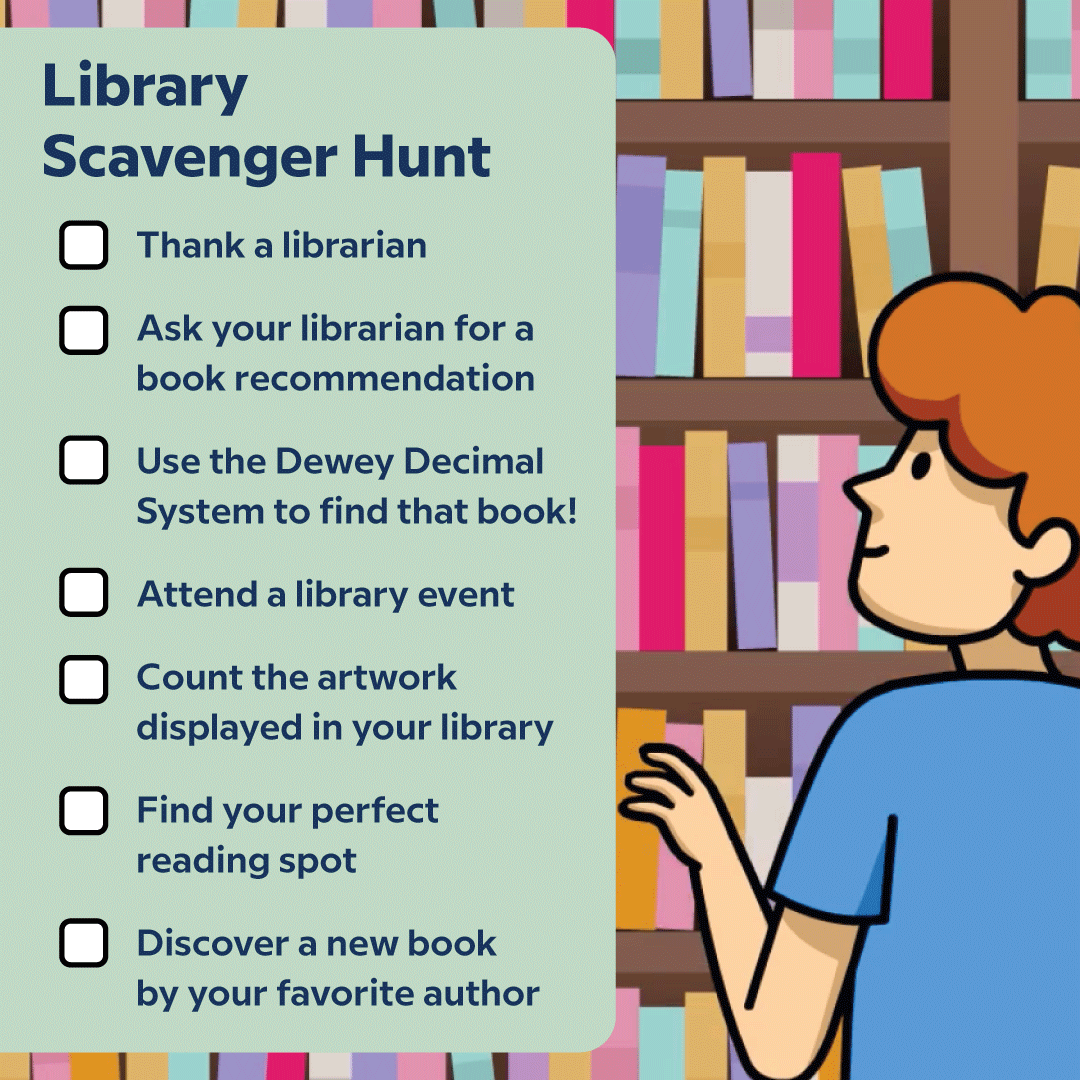 brainpop's tweet image. Happy #DeweyDecimalDay 📚 There&apos;s no better way to celebrate than visiting your local library–and to thank your librarians! Their hard work and dedication is essential to our teachers, students, and communities 🧡