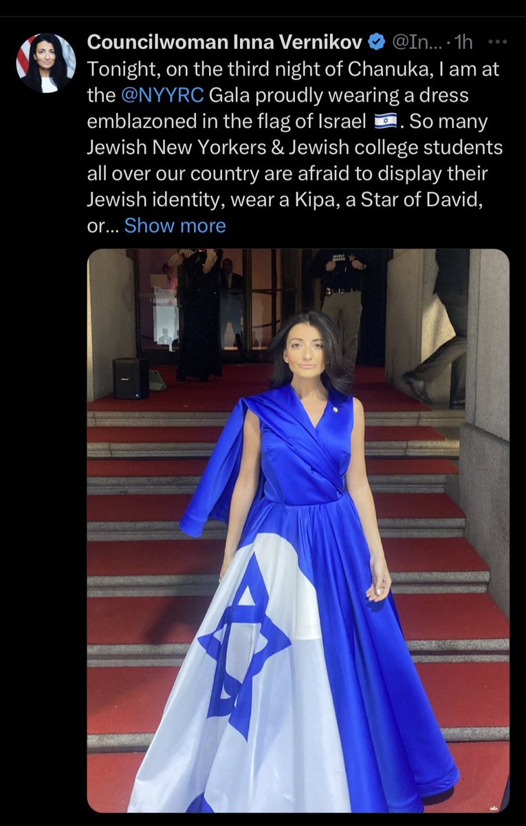 A United States representative should never wear the flag of a foreign nation