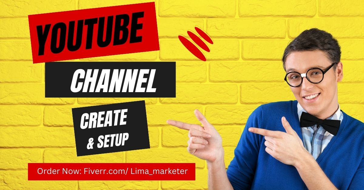 Are you looking for a professional expert on Create, Setup, Design, and optimize with logo, banner, intro, and outro to Your YouTube Channel?

📷📷Order Now:
fiverr.com/lima_marketer/…
#youtube #youtubechannel #youtubemarketing #youtubepromotion #youtubeseo #youtubegrowth #youtubers