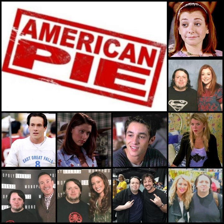 Update collage of the people that I've met that have been in American Pie.

#americanpie #alysonhannigan #chrisklein #shannonelizabeth #thomasnicholas #tarareid