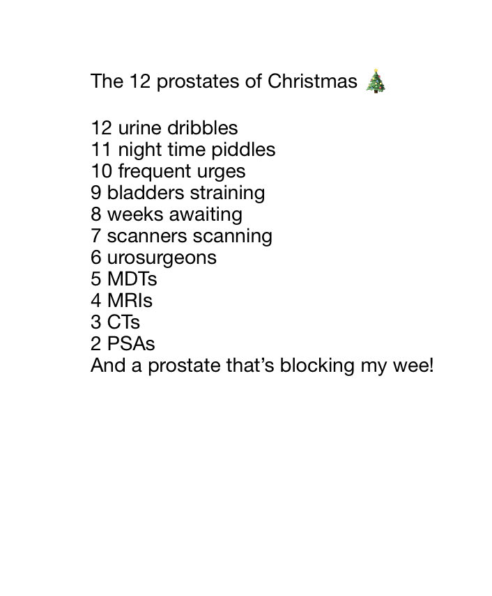 Rachel McCoubrie ๐ (@mccoubrierachel) on Twitter photo Rediscovered my festive adaptation of this classic for any urology colleagues (or men of a certain age) ๐โจ
#urology #prostate #MDT #christmas #NHS โฆ<a href="/PMccoubrie/">Paul McCoubrie</a>โฉ Rediscovered my festive adaptation of this classic for any urology colleagues (or men of a certain age) ๐โจ
#urology #prostate #MDT #christmas #NHS โฆ<a href="/PMccoubrie/">Paul McCoubrie</a>โฉ