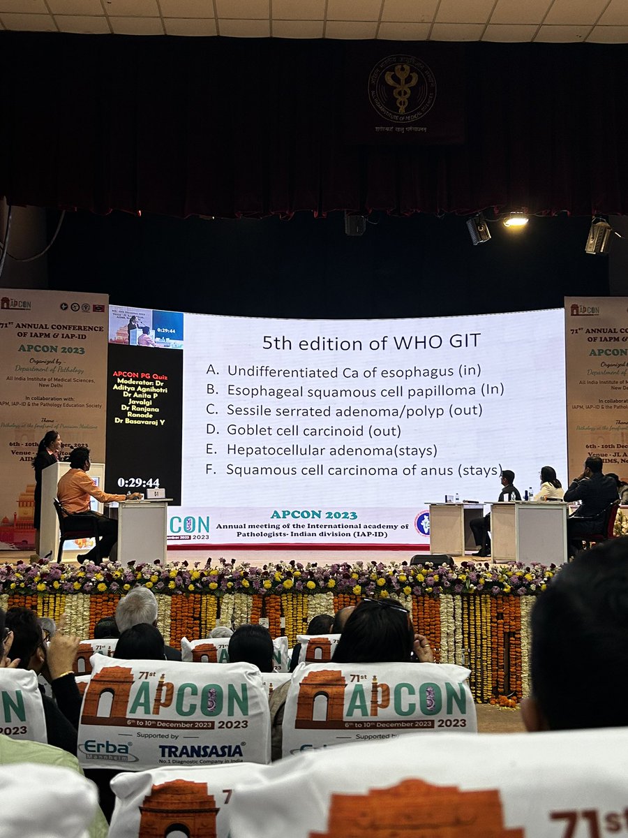 PathSupremacy's tweet image. Everyone loves a sport and everyone loves to quiz but much more than competition,quiz is so much more about learning too! 
@Apcon2023 PG Quiz @aiims_newdelhi 

#WHOupdates #PathTwitter #Pathtweeples #salivaryglandneoplasms #thyroid #hematopathology