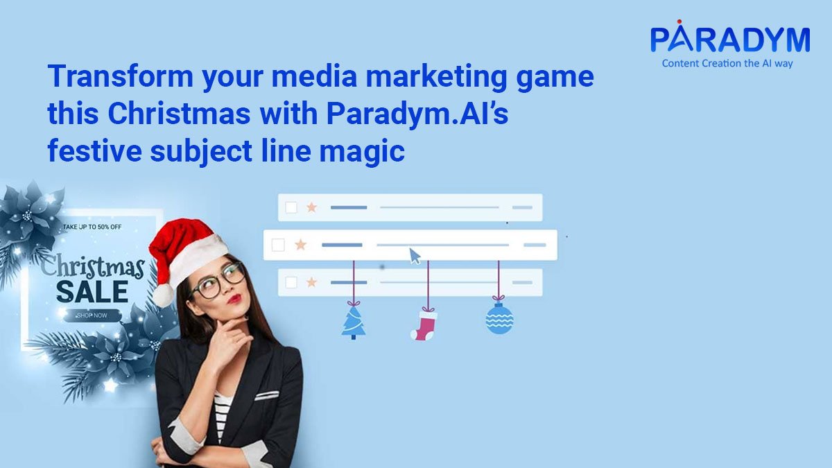 paradymai's tweet photo. Paradym helps marketers create exceptional email subject lines that capture the essence of the holiday season in a variety of tones.

Blog Link https://t.co/JOfgYMno9X

Paradym https://t.co/4dmVHQmtoR

Cmercury https://t.co/mJ3mPypoo4

#Audiences #ContentCreation #holidayseason https://t.co/iSpRxJcfTU