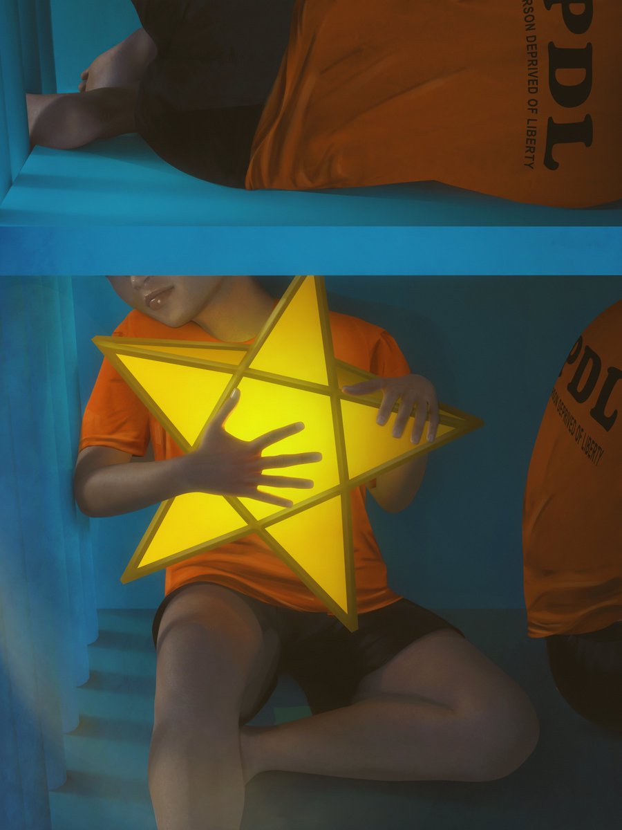 "Parol(e)"
a father embracing his daughter's parol yearning for his freedom (parole)

My entry for #TezMas23 #TezMas 🌟

OE on objkt
🌟 1.25 tez til Dec 24th

Link below 👇