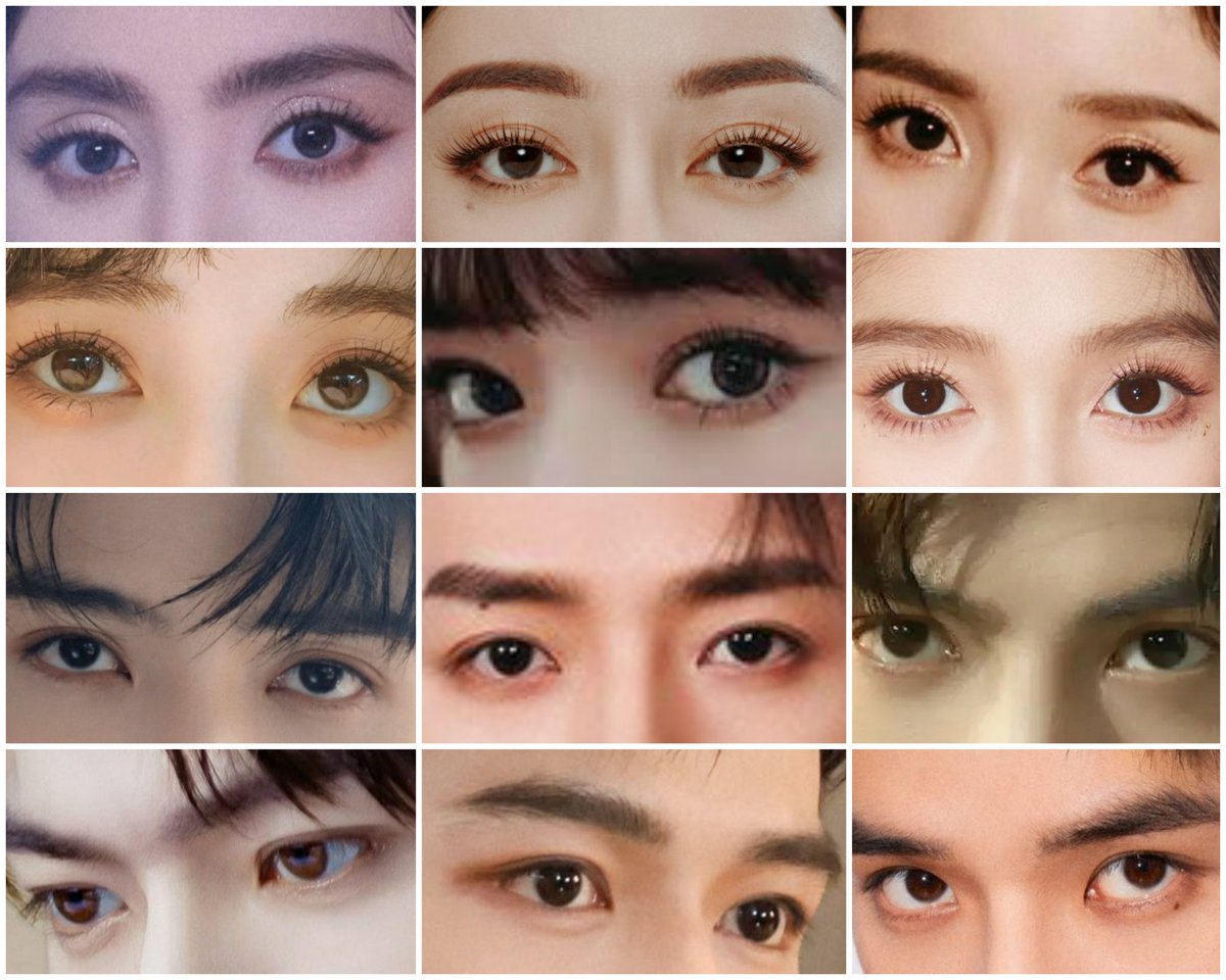 The prettiest pair of eyes of male & female stars in cent..
#Gulinaza #Dilireba #YangMi
#ShenYue #ChengXiao #Guanxiaotong #LuoYizhou #Dengwei #LuoYunxi #XuKai
 #WangXingyue #WangAnyu 
#Cpop