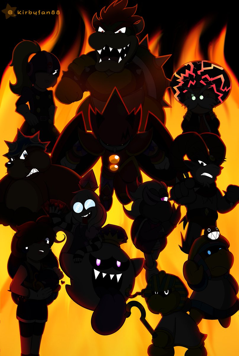 _Kirbyfan88's tweet image. Another commission in the bag! We got another poster for @ArtworkSynchro&apos;s sprite series, SMBEX: Resurgence C. 

Who are the characters gathered below? Check out the series soon to find out!