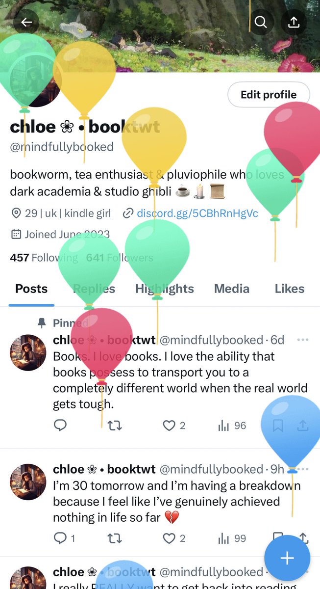 chloe ❀ • booktwt tweet media