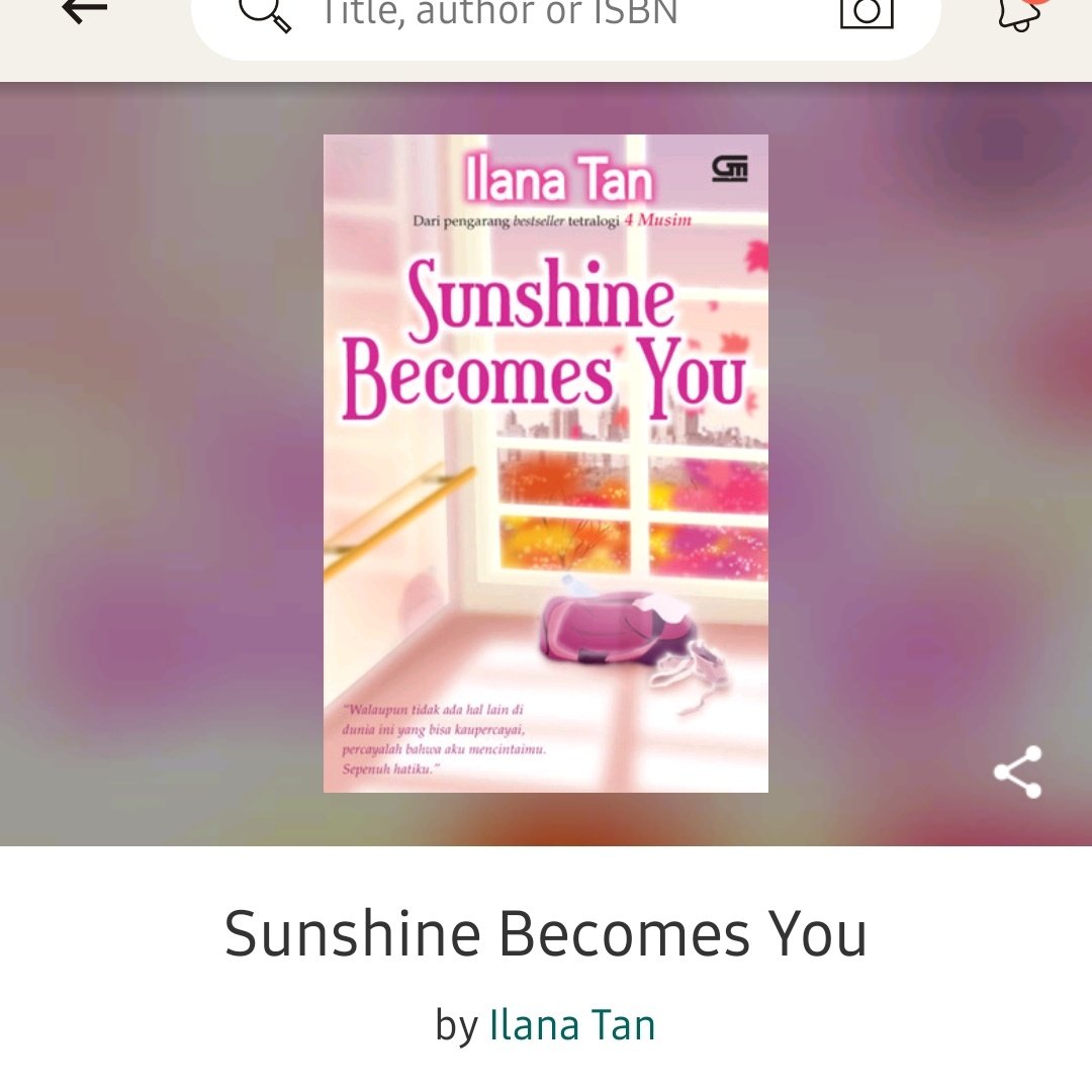 tacyderacs_'s tweet photo. ♡˗ˏ✎*ೃ˚ : Cr. Sunshine Becomes You by Ilana Tan | 436 halaman | 📖 iPusnas

tags. #DecemberReadathon | #16InDecember 16 pages a day!✨️ https://t.co/kgNdmTTe5q