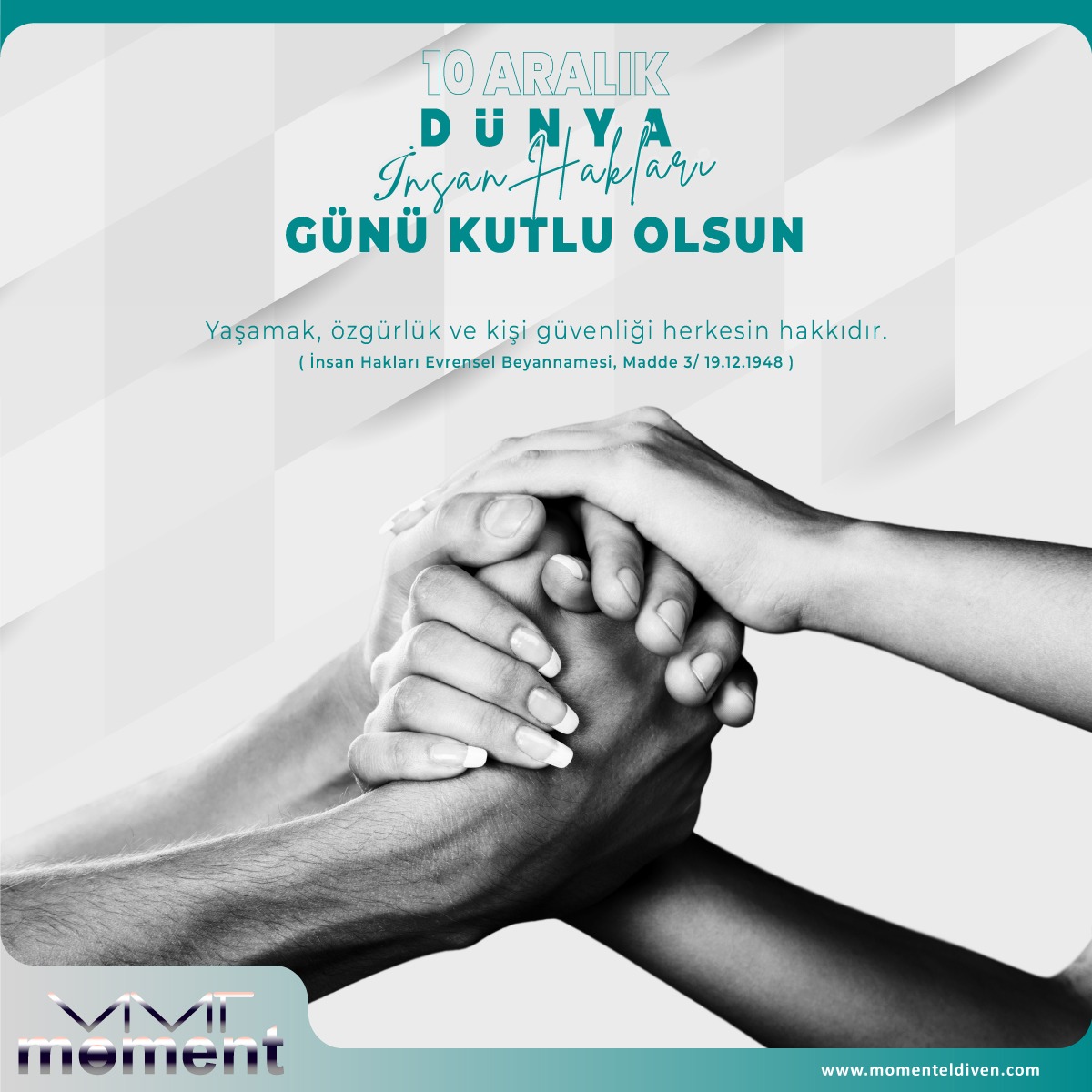 MomentEldiven's tweet photo. Bütün insanlar hür, haysiyet ve haklar bakımından eşit doğarlar.
( İnsan Hakları Evrensel Beyannamesi Madde 1) 

#10aralık #insanhakları #insanhakkı #evrenselinsanhakları #insanlarayaşamözgürlüğü #10aralıkinsanhaklarıevrenseldir https://t.co/TnRJwJxYjM
