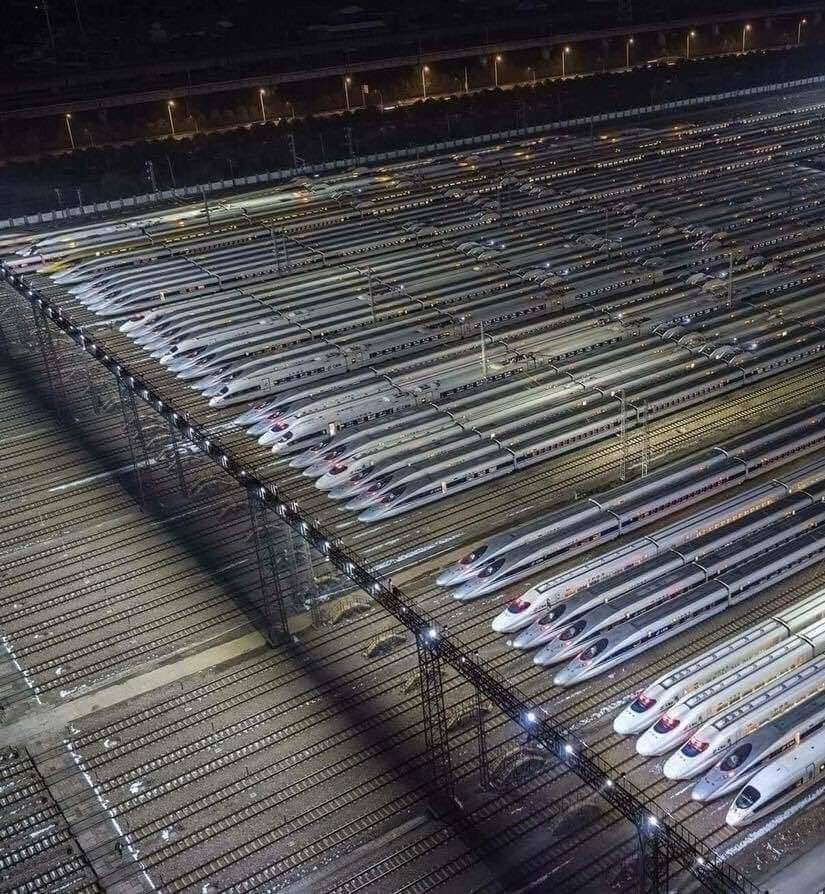 Bullet Train Station, China🚉🇨🇳