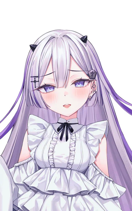 Razzプロダクション所属の 白枝なるき様(@ shiraeda_naruki)の新衣装を担当させていただきました!  12/13が初配信になります! 【web.iriam.app/s/user/MyIURh8…】