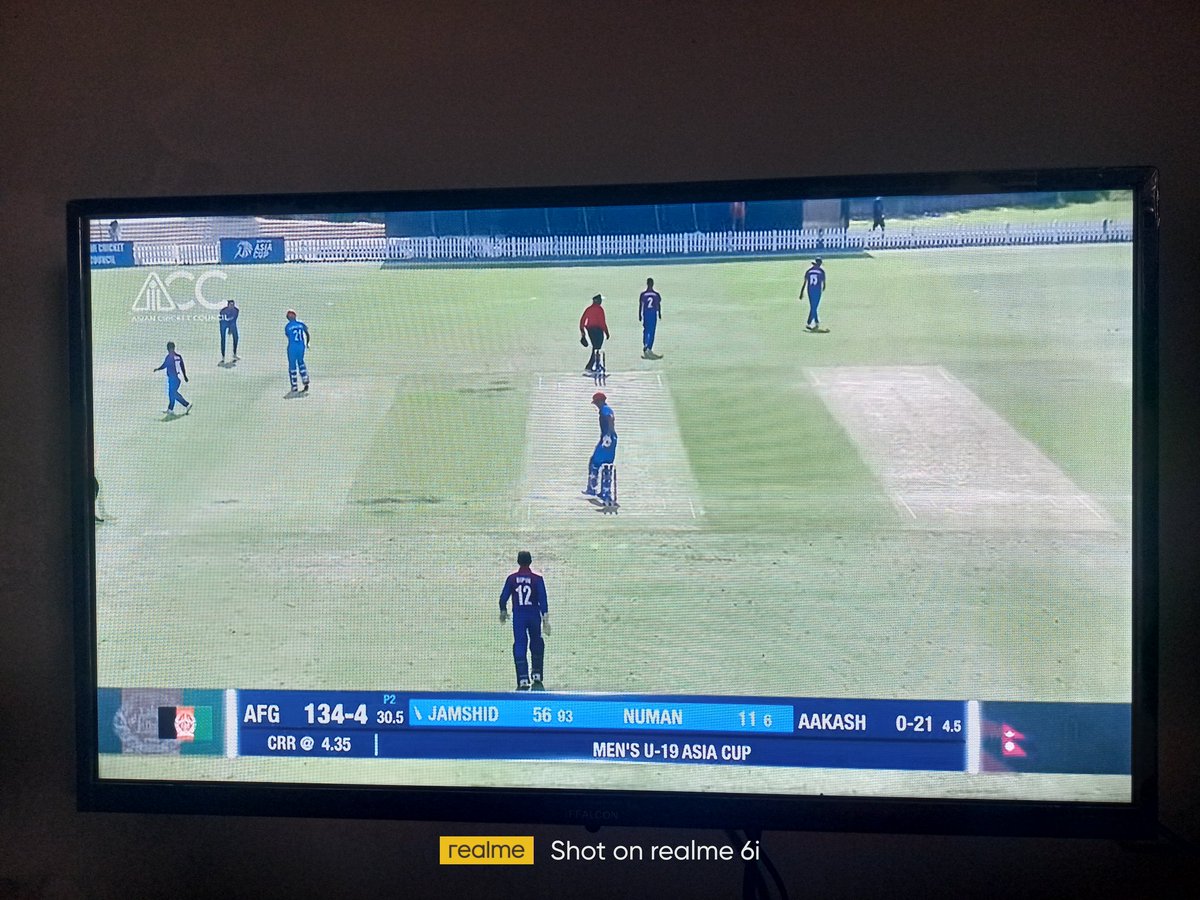 HasharAbdullah5's tweet photo. AfG 135/4 in 31 overs against Nepal
#AfgVSNep
#PAKvIND https://t.co/xrNuQATKBw