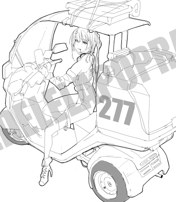 ジャイロキャノピーほしーーーーの絵です そのうち塗ります