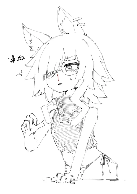 鼻血もあったので 