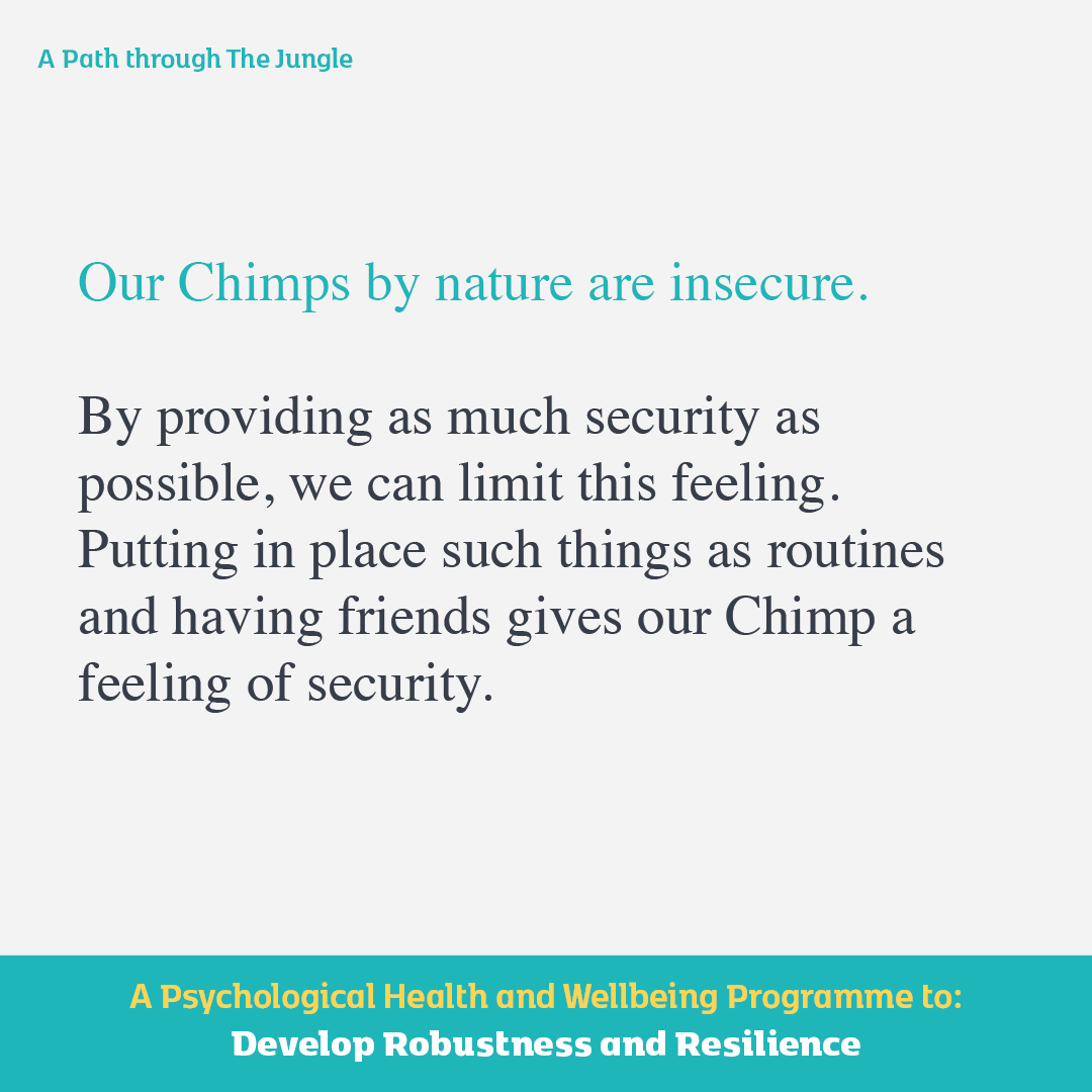 chimpmanagement's tweet photo. Our insecurity is based on our position in the food chain. We are not at the top of the food chain and can be preyed on, so it seems wise to be constantly vigilant. We are meant to be like this otherwise we wouldn’t survive. 

A Path through the Jungle

#TheChimpModel https://t.co/yG6fmnwPIp