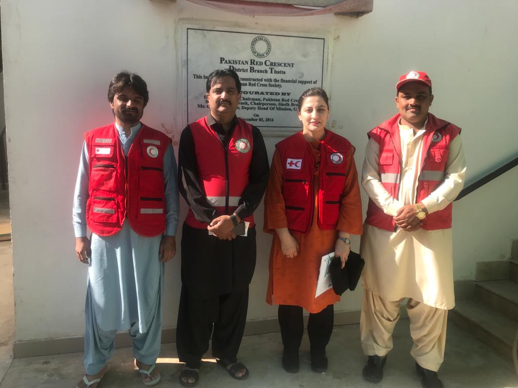prcsindh's tweet image. Pakistan Red Crescent Society&apos;s Sindh branch conducted a monitoring visit to Badin and Thatta for Climate Smart Disaster Response Management (CSDRM). Irum Ayaz (P.O-CSDRM) and Zainul-Arfain (Livelihood Officer) led the visit to discuss the progress of small grant projects.