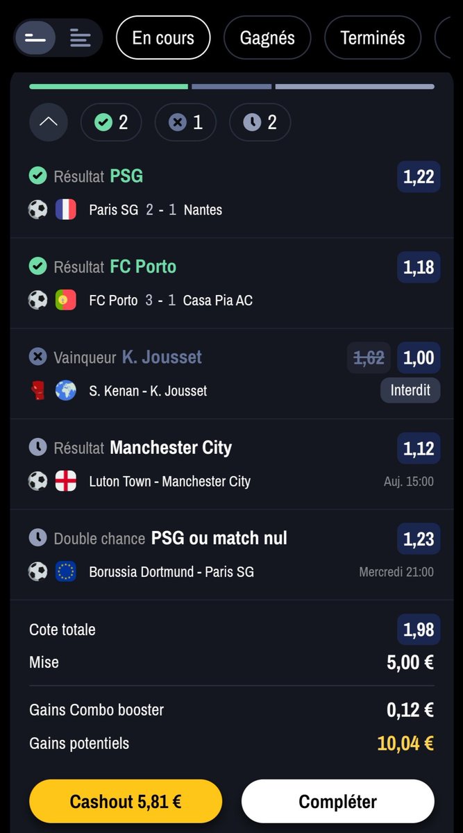 MaestroProno's tweet photo. @WinamaxSport @winamax
Ne savez vous pas prévenir vos clients quand vous faites une erreur ?
Ne savez vous pas contacter votre client pour un éventuel geste commercial suite à votre erreur ?
Ne pensez vous que le client est toujours lésé ? 
Il faut assumer @WinamaxSport https://t.co/Njjclxdf8z