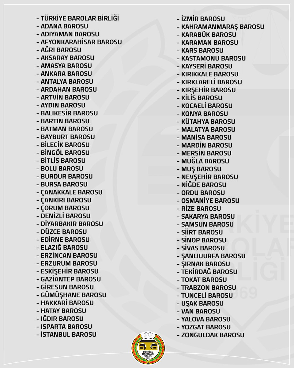 Yargı Görevinin Kötüye Kullanılması Kabul Edilemez!  

👉 tbb.av.tr/1050