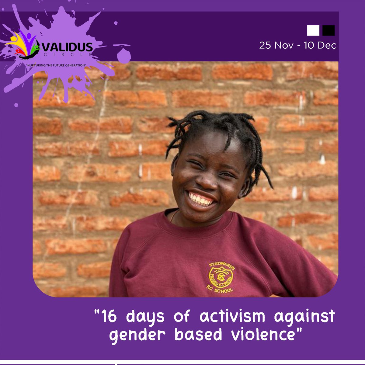 validus_circle's tweet image. Elevate the standard together with @validus_circle. Encourage everyone to champion equality and denounce gender-based violence, extending beyond just how individuals are treated.
#16Days #MeToo #WhyIStayed #InvestToEndViolence #LoveOverViolence #EqualityNow #BreakTheSilence