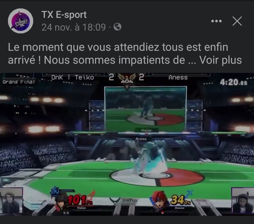 Bonjour à toutes et à tous 👋🏻 ! 

Nous sommes ravis de vous annoncer la création depuis deux semaines maintenant et donc par ailleurs l'ouverture du compte officiel Facebook de la TX E-sport 🔥💜. 

Hésitez pas à suivre toutes nos aventures.
#news #Esport #multigaming #structures