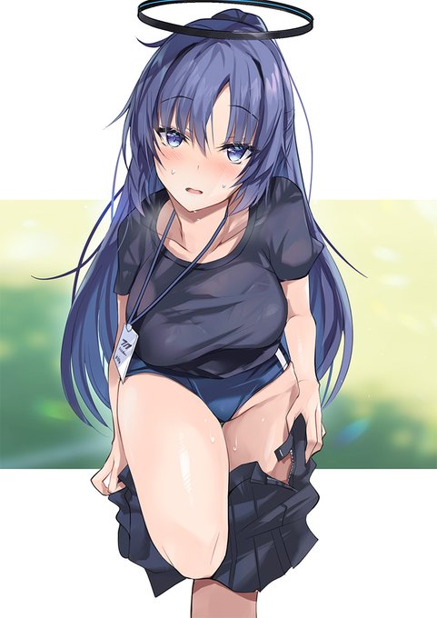 #今年も残りわずかなので今年一番伸びた絵を貼る 
たぶん体操服ユウカちゃん 