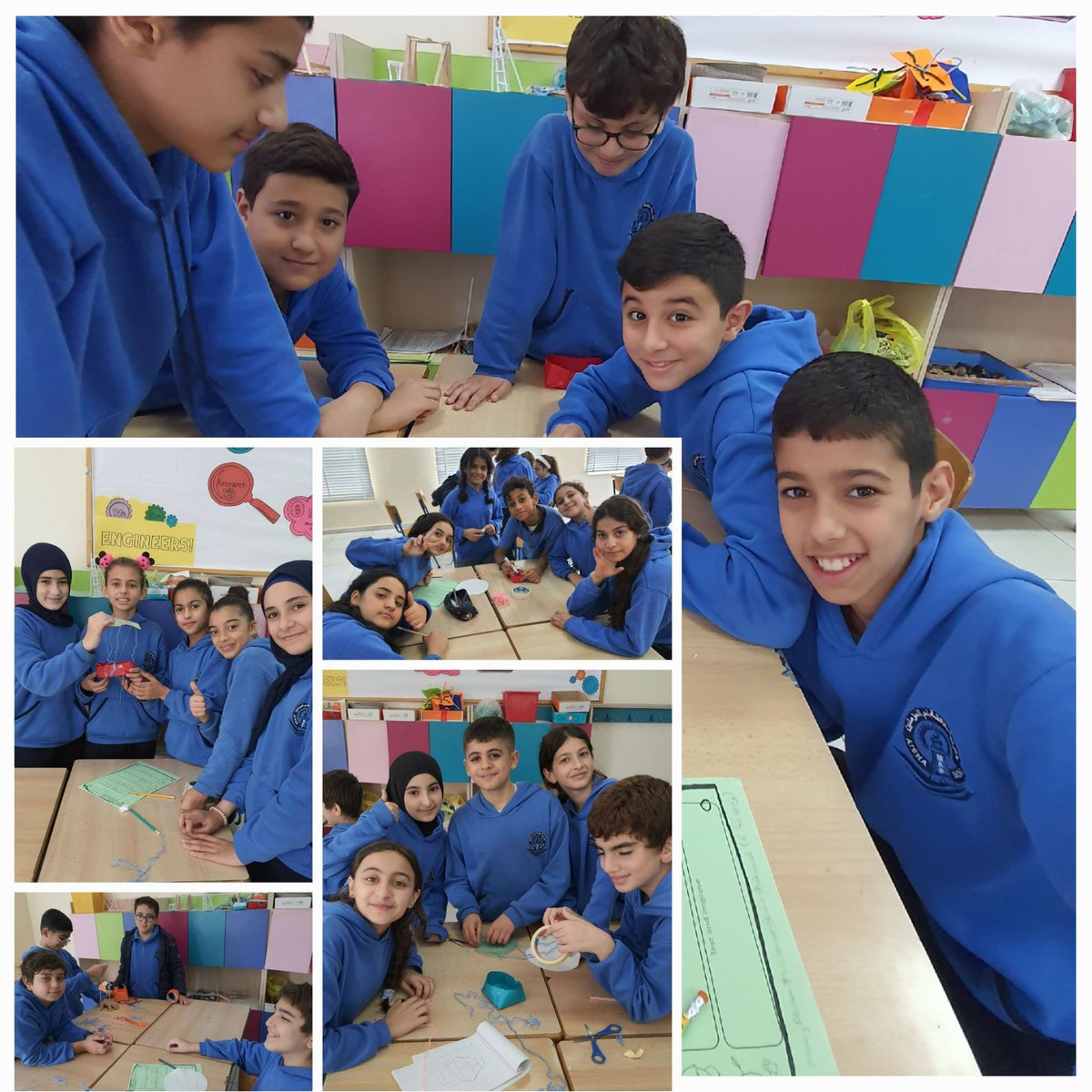 Grade 6 young engineers built a parachute out of fabric and plastic bags following the engineering design process, and compared both of them to test their efficacy! Got some lives to save!
<a href="/MakAishaSchool/">MakAishaSchool</a> <a href="/NElakhdar/">Nour elakhdar</a>