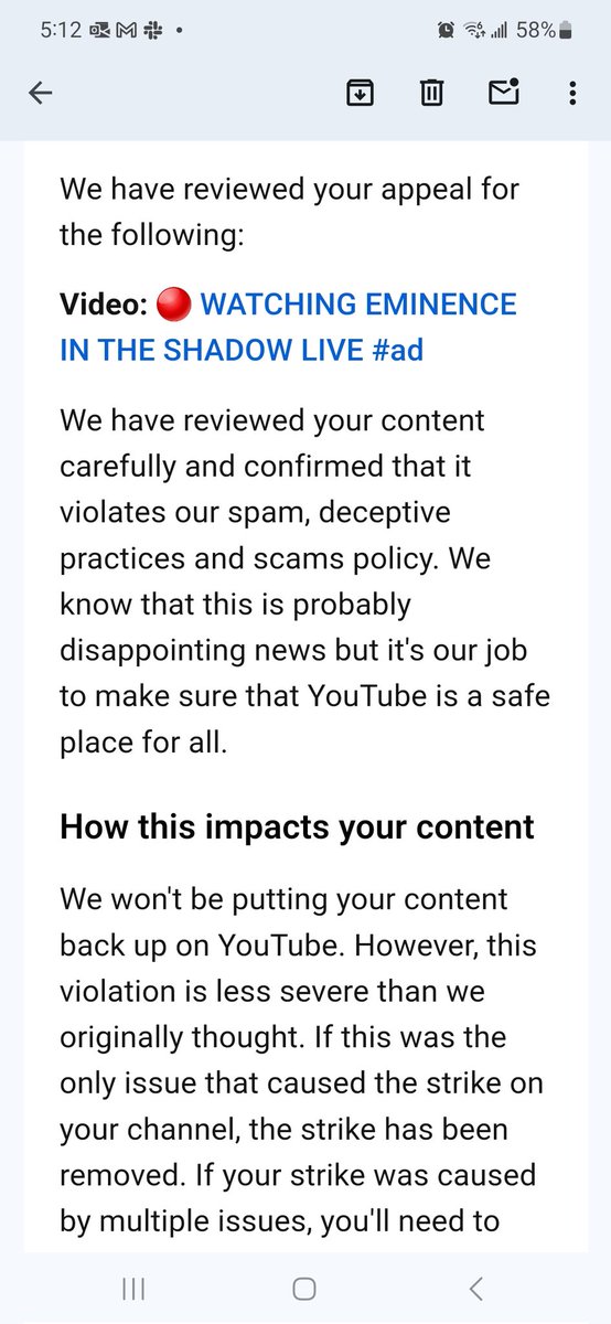 GiggukAZ's tweet photo. Hello @TeamYouTube.

I had a watch party stream that was taken down due to your copyright system.

This was an official sponsored stream in collaboration with the rights holder, but my appeal was rejected for deceptive practices and scam policy, and my channel has been given a warning.

Who do I contact to rectify this? I can provide proof that permission had been given by rights holders.