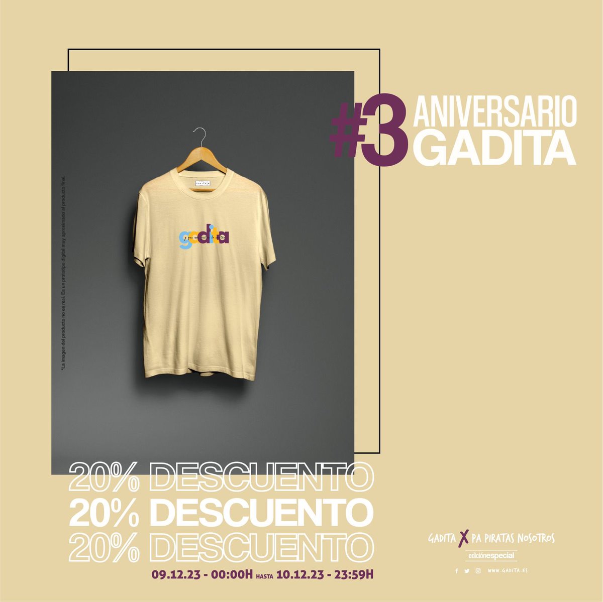𝗚𝗔𝗗𝗜𝗧𝗔 𝗣𝗔 𝗣𝗜𝗥𝗔𝗧𝗔𝗦 𝗡𝗢𝗦𝗢𝗧𝗥𝗢𝗦

Disponible la colección #PaPiratasNosotros con un 20% de descuento🤩

¡Disponible hasta las 23:59h!

gadita.es
📲 654 411 707
📍 C/ Beato Diego de Cádiz, 11.

#Cadiz #Casual #Gadita #Estreno #NuevaTemporada