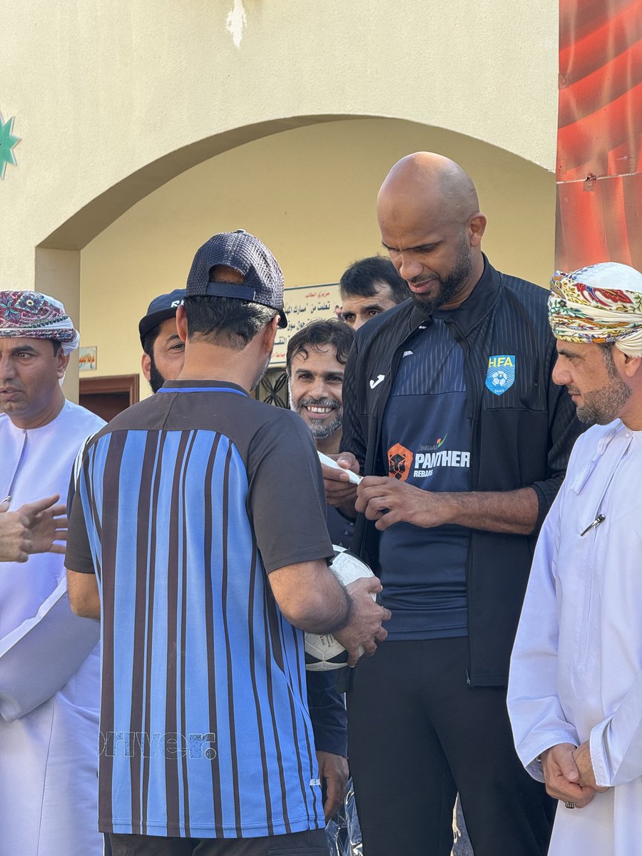 Ali Al Habsi continued his journey with JSIS. Sports and youth, like steel, serve as great pillars to build our nation.